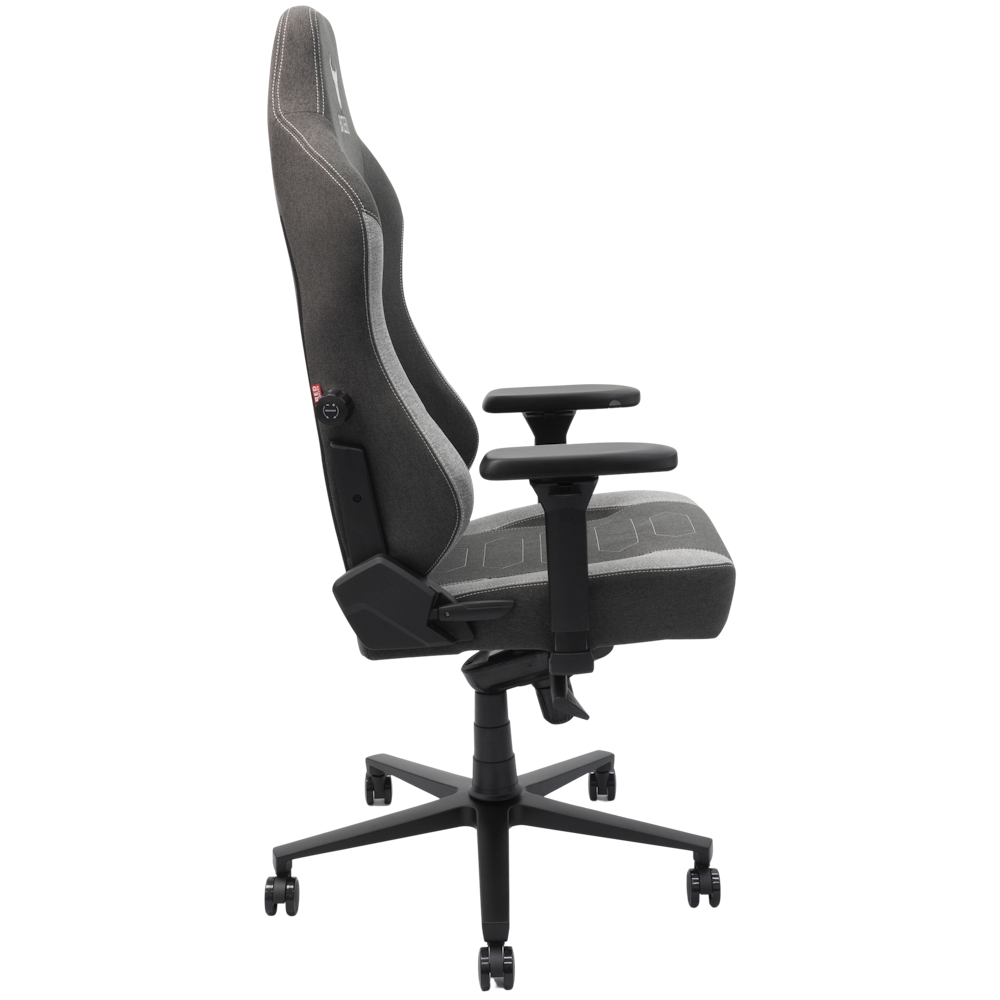 A large main feature product image of BattleBull Vaporweave 2 Gaming Chair - Dark Grey/White