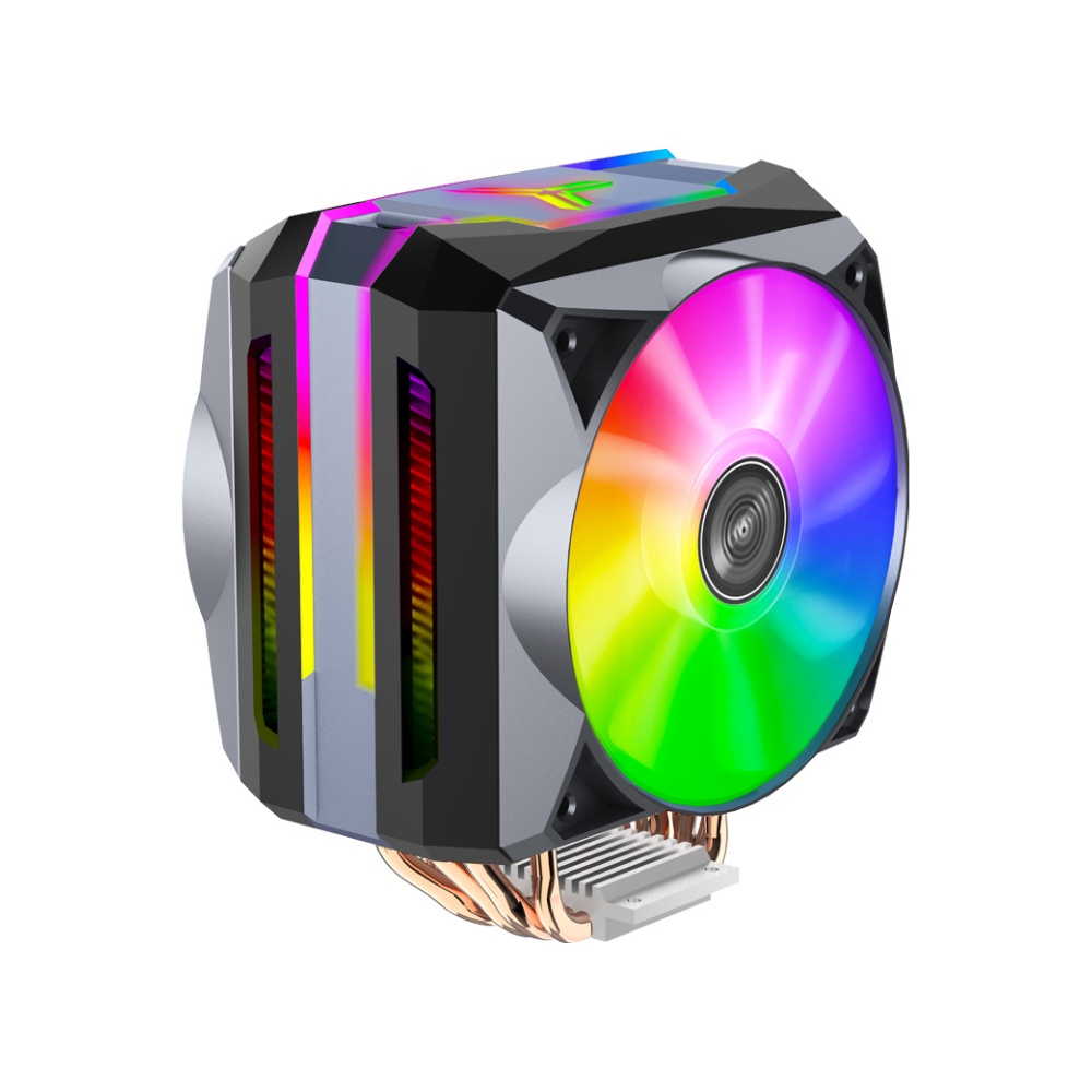 A large main feature product image of Jonsbo CR-1100 Grey ARGB LED CPU Cooler