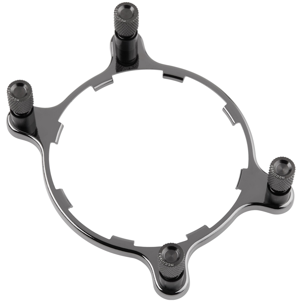 A large main feature product image of Corsair Hydro X Series XC7 RGB PRO CPU Water Block (1700/1200/AM5/AM4) — Silver