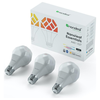 Product image of Nanoleaf Essentials Smart Bulb E27 - 3 Pack - Click for product page of Nanoleaf Essentials Smart Bulb E27 - 3 Pack