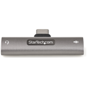 Product image of Startech USB C Audio & Charge Adapter w/ 3.5mm TRRS Jack & 60W PD - Click for product page of Startech USB C Audio & Charge Adapter w/ 3.5mm TRRS Jack & 60W PD