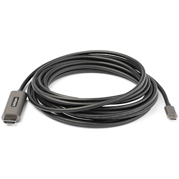 Product image of Startech 5m USB C to HDMI Cable 4K 60Hz HDR10 - USB-C to HDMI - Click for product page of Startech 5m USB C to HDMI Cable 4K 60Hz HDR10 - USB-C to HDMI