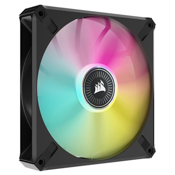 Product image of Corsair iCUE ML140 RGB Elite 140mm Mag-Lev RGB PWM Cooling Fan - Click for product page of Corsair iCUE ML140 RGB Elite 140mm Mag-Lev RGB PWM Cooling Fan