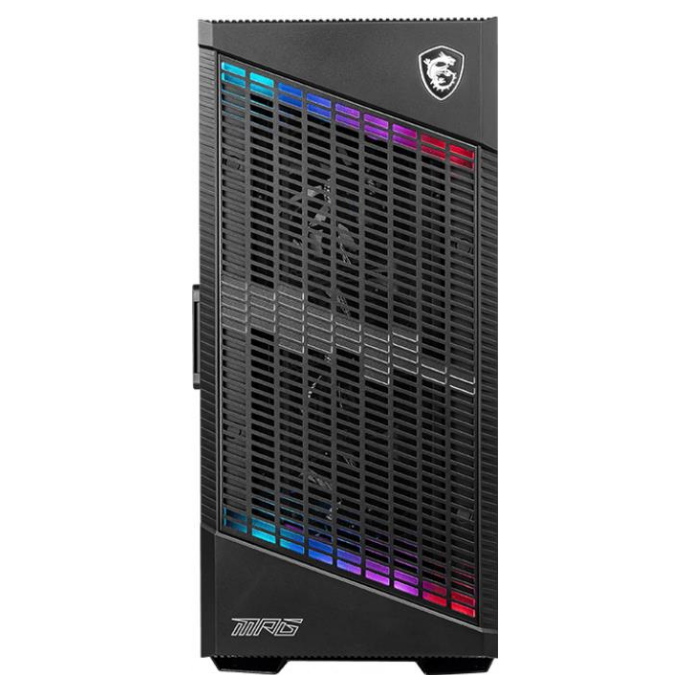 A large main feature product image of MSI MPG Velox 100P Airflow Mid Tower Case - Black