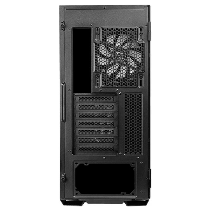 A large main feature product image of MSI MPG Velox 100P Airflow Mid Tower Case - Black