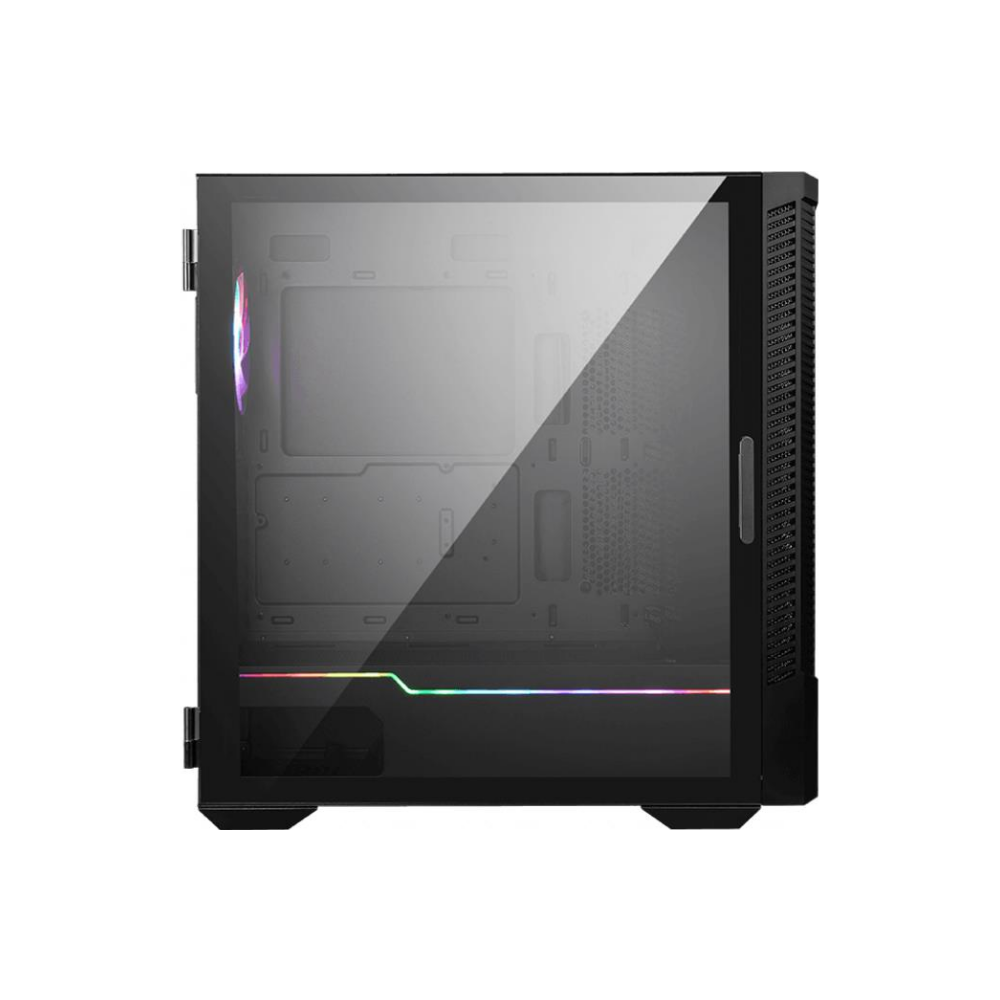 A large main feature product image of MSI MPG Velox 100P Airflow Mid Tower Case - Black