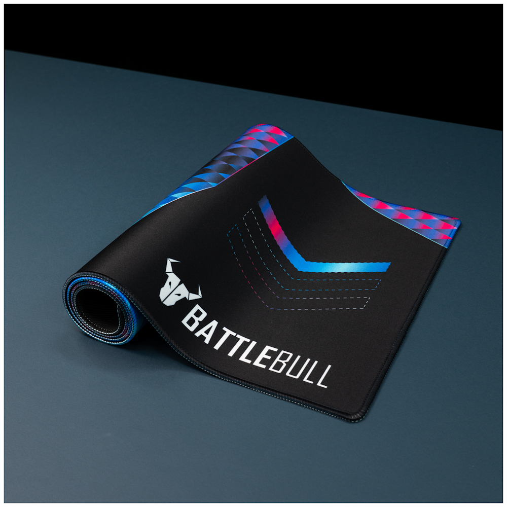 A large main feature product image of BattleBull Diamond Extended Mousemat - Dark