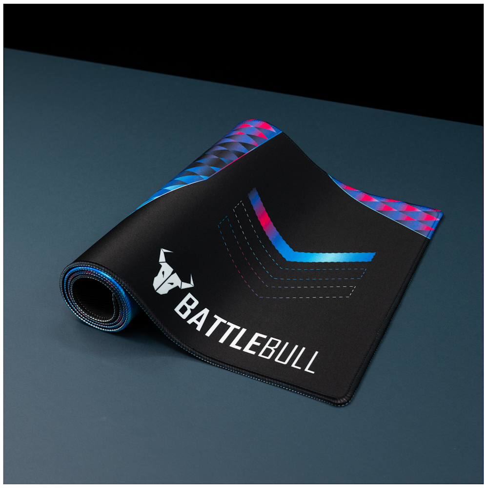 A large main feature product image of BattleBull Diamond Extended Mousepad - Dark