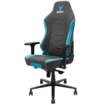 A small tile product image of BattleBull Vaporweave 2 Gaming Chair - Dark Grey/Turquoise