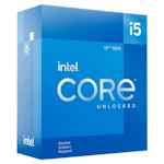 An image of Intel Core i5-12600KF Alder Lake 10 Core 16 Thread Up To 4.9Ghz LGA1700 - No HSF/No iGPU Retail Box