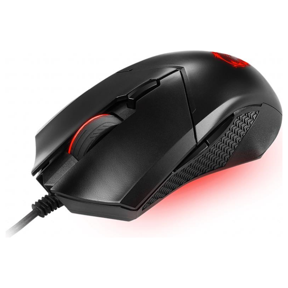 A large main feature product image of MSI Clutch GM08 Gaming Mouse