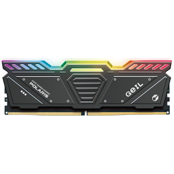 Product image of GeIL 32GB Kit (2x16GB) DDR5 Polaris Grey RGB C40 4800MHz - Click for product page of GeIL 32GB Kit (2x16GB) DDR5 Polaris Grey RGB C40 4800MHz