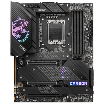 Product image of MSI MPG Z690 Carbon WiFi LGA1700 ATX Desktop Motherboard - Click for product page of MSI MPG Z690 Carbon WiFi LGA1700 ATX Desktop Motherboard