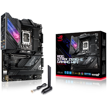 Product image of ASUS ROG Strix Z690-E Gaming WIFI LGA1700 ATX Desktop Motherboard - Click for product page of ASUS ROG Strix Z690-E Gaming WIFI LGA1700 ATX Desktop Motherboard