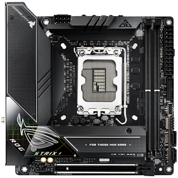 Product image of ASUS ROG Strix Z690-I Gaming WIFI LGA1700 mITX Desktop Motherboard - Click for product page of ASUS ROG Strix Z690-I Gaming WIFI LGA1700 mITX Desktop Motherboard