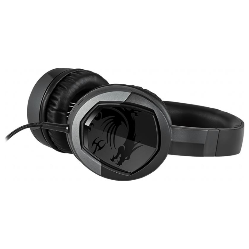 A large main feature product image of MSI Immerse GH30 V2 Wired Gaming Headset