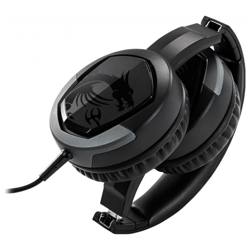 A large main feature product image of MSI Immerse GH30 V2 Wired Gaming Headset