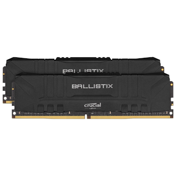 Product image of Crucial 32GB Kit (2x16GB) Ballistix DDR4 C16 3200MHz Black - Click for product page of Crucial 32GB Kit (2x16GB) Ballistix DDR4 C16 3200MHz Black