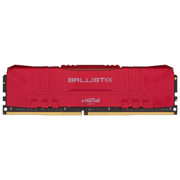 Product image of Crucial 8GB Single Ballistix DDR4 C16 3200MHz Red - Click for product page of Crucial 8GB Single Ballistix DDR4 C16 3200MHz Red