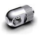 A small tile product image of Bykski GD-90 Granzon G 1/4in. Male to Female 90 Degree Rotary Elbow Fitting Silver