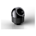 A product image of Bykski Granzon GD-45 G 1/4in. Male to Female 45 Degrees Rotary Elbow Fitting Black