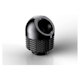 A small tile product image of Bykski Granzon GD-45 G 1/4in. Male to Female 45 Degrees Rotary Elbow Fitting Black
