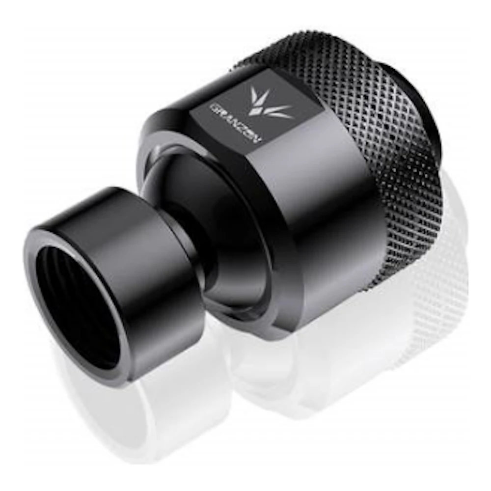 Bykski Granzon GD-X G1/4" Male to Female Multi Directional Rotary Fitting (Black)