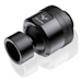 A product image of Bykski GD-X Granzon G 1/4in. Male to Female Multi Directional Free Rotary Elbow Fitting Black