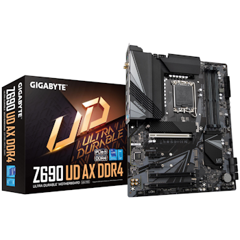 Product image of Gigabyte Z690 UD AX DDR4 LGA1700 ATX Desktop Motherboard - Click for product page of Gigabyte Z690 UD AX DDR4 LGA1700 ATX Desktop Motherboard