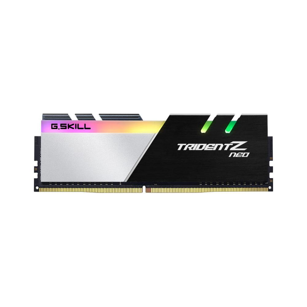 A large main feature product image of G.Skill 32GB Kit (2x16GB) DDR4 Trident Z RGB Neo C18 3600Mhz - Black