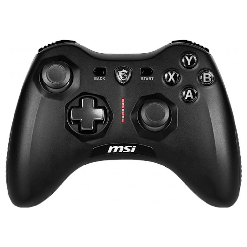 A large main feature product image of MSI Force GC20 V2 Wired Controller Black