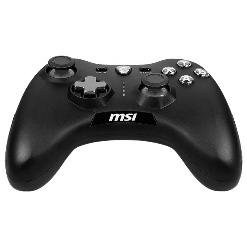 A large main feature product image of MSI Force GC20 V2 Wired Controller Black