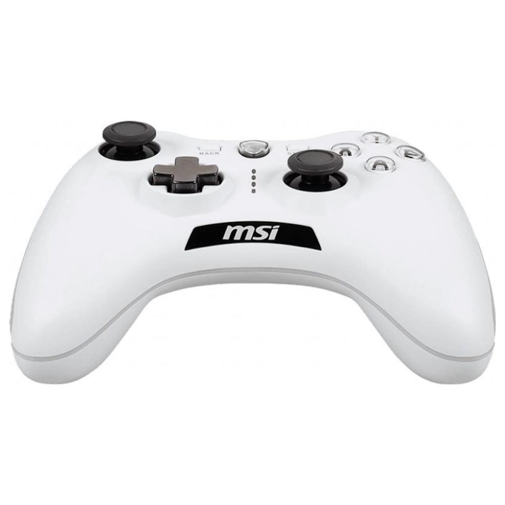 A large main feature product image of MSI Force GC20 V2 Wired Controller White