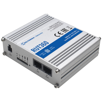 Product image of Teltonika RUT360 - Industrial 4G LTE CAT6 Wi-Fi 4 Router - Click for product page of Teltonika RUT360 - Industrial 4G LTE CAT6 Wi-Fi 4 Router