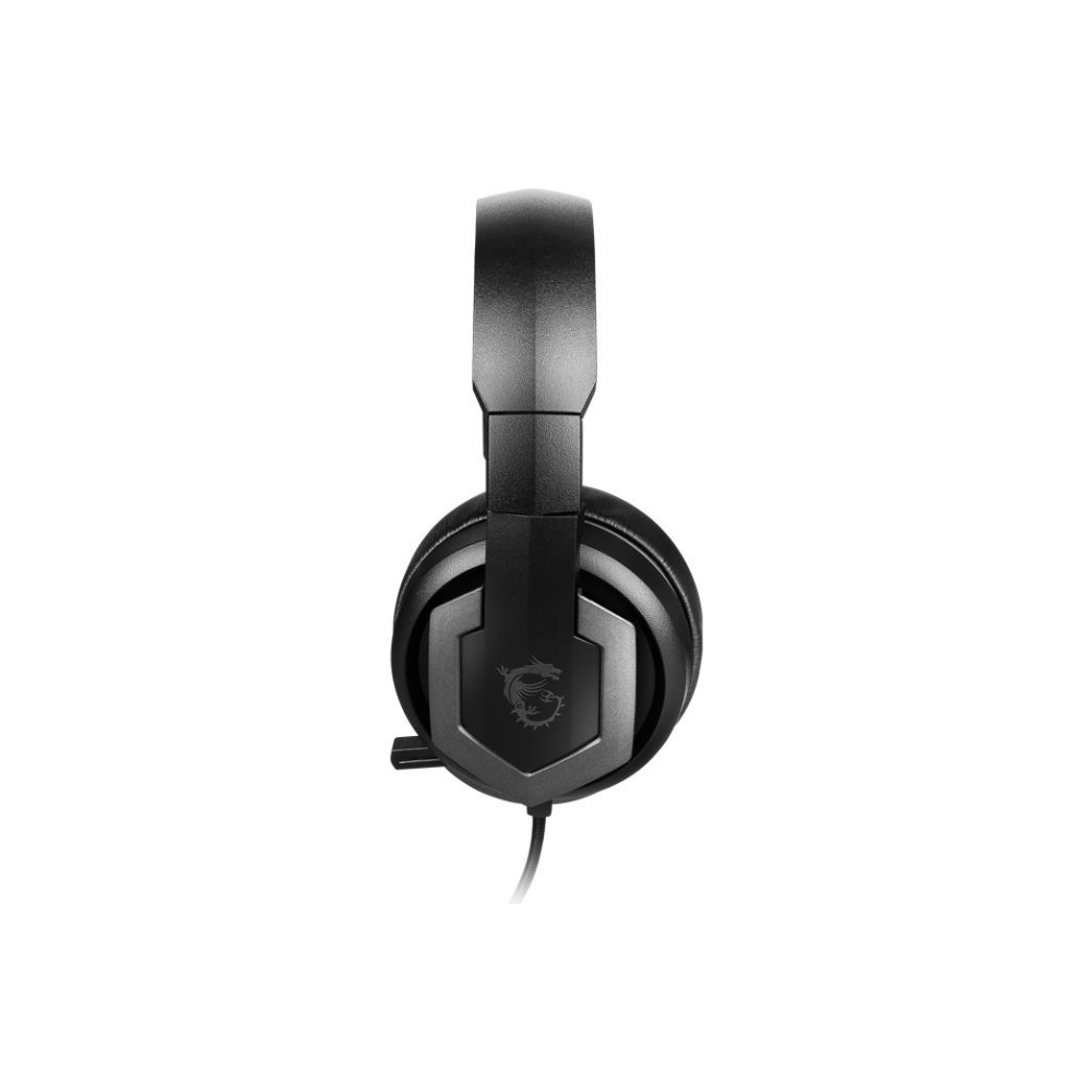 A large main feature product image of MSI Immerse GH61 Wired Gaming Headset