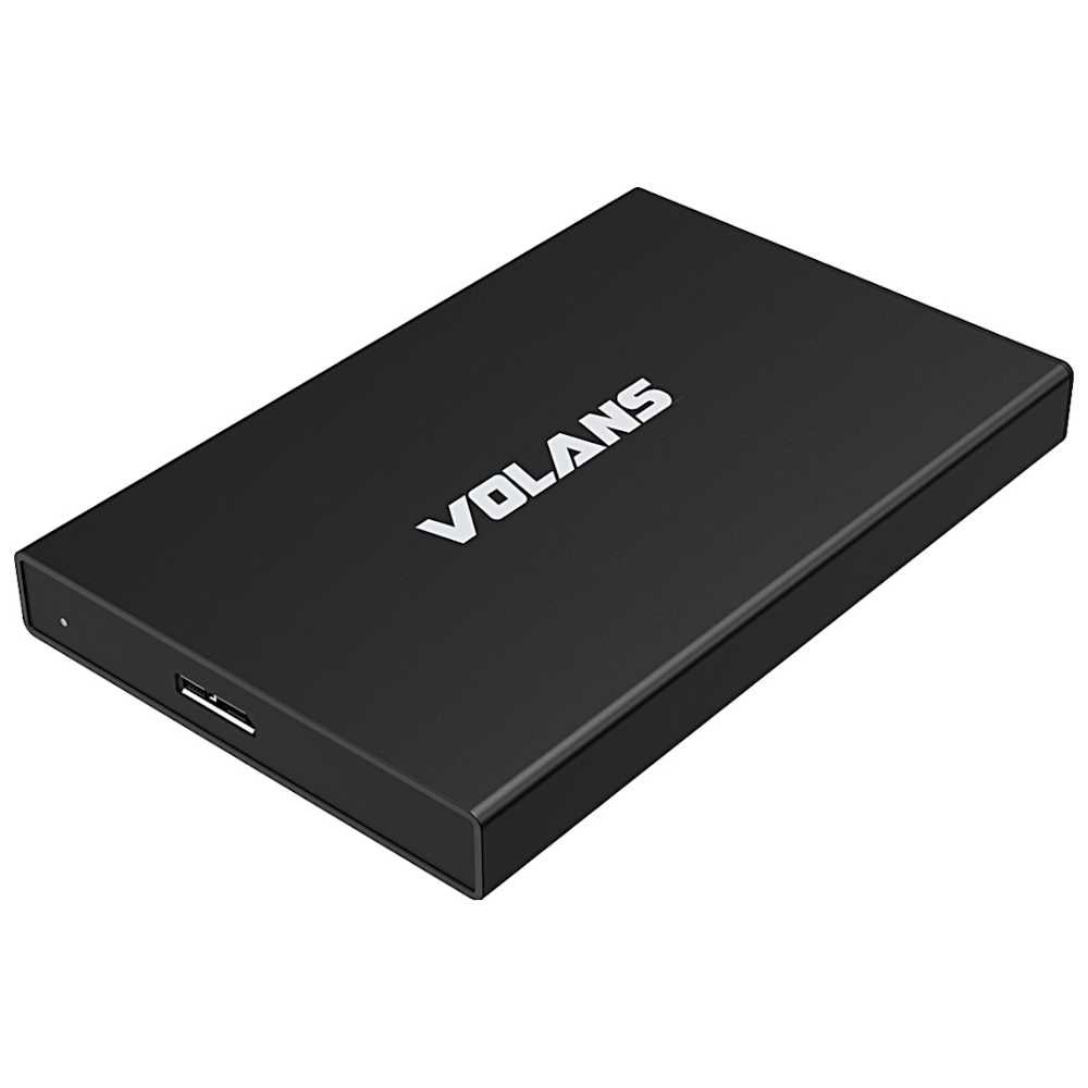 A large main feature product image of Volans Aluminium 2.5" USB3.0 HDD Enclosure