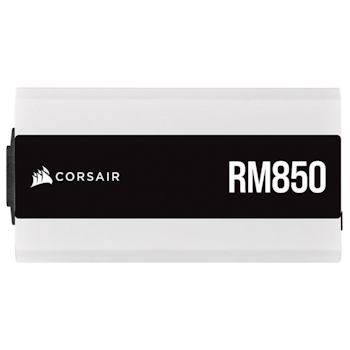 Product image of Corsair RM850 2021 850W Gold ATX Modular PSU - White - Click for product page of Corsair RM850 2021 850W Gold ATX Modular PSU - White