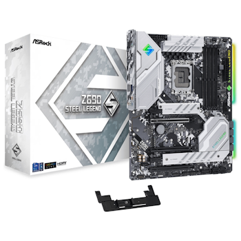 Product image of ASRock Z690 Steel Legend LGA1700 DDR4 ATX Desktop Motherboard - Click for product page of ASRock Z690 Steel Legend LGA1700 DDR4 ATX Desktop Motherboard