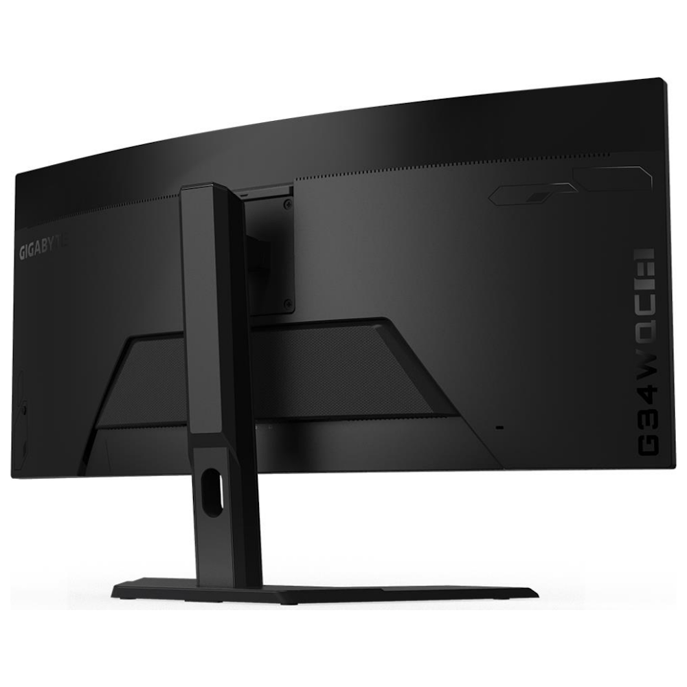 A large main feature product image of Gigabyte G34WQC-A 34" Curved 1440p Ultrawide 144Hz VA Monitor
