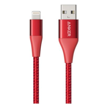 Product image of PowerLine+ II 0.9m USB-A with Lightning Connector – Red - Click for product page of PowerLine+ II 0.9m USB-A with Lightning Connector – Red