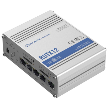Product image of Teltonika RUTX12 Dual LTE CAT6 Router - Click for product page of Teltonika RUTX12 Dual LTE CAT6 Router