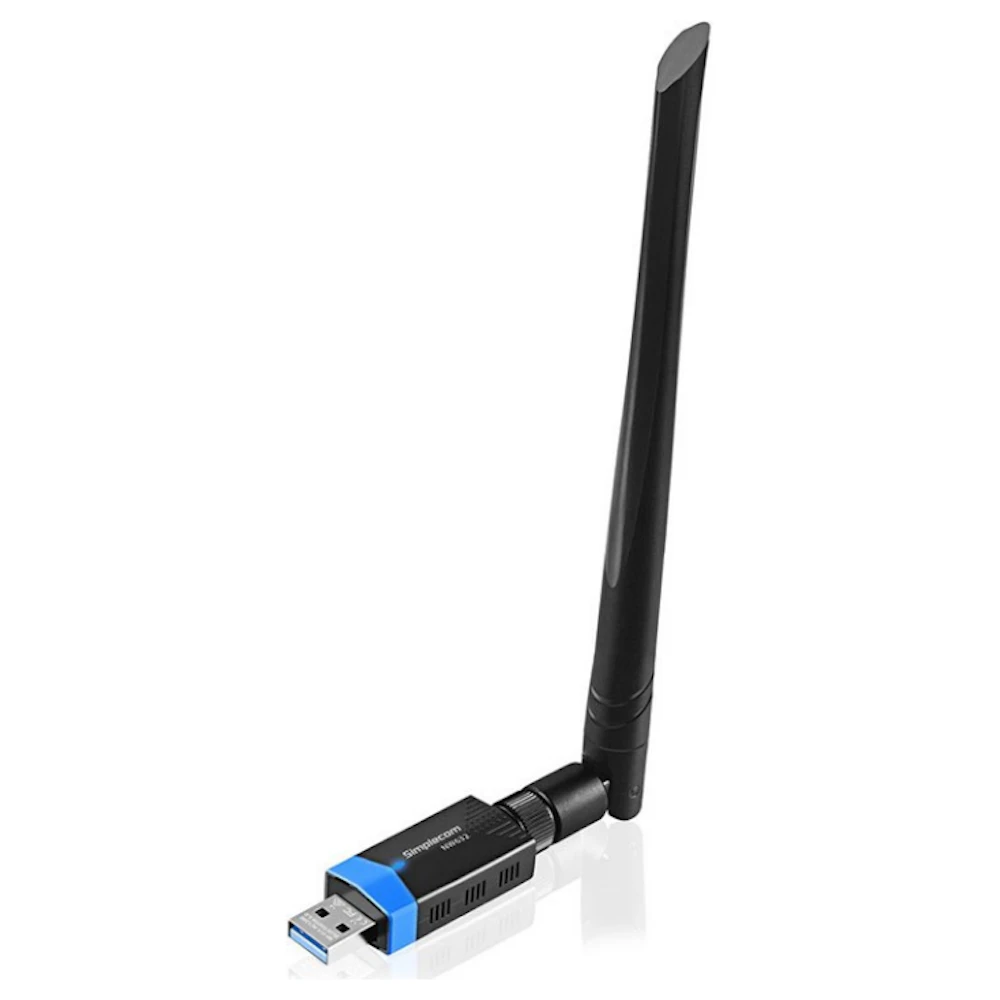 Simplecom NW632 WiFi 5 & Bluetooth 5.0 USB Wireless Adapter with Antenna