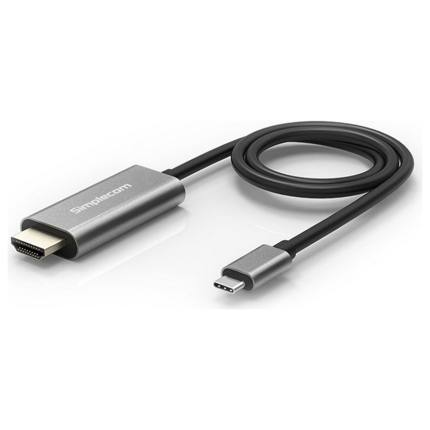 A large main feature product image of Simplecom DA321 USB Type-C to HDMI Cable 1.8M