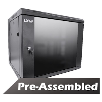 Product image of LDR Assembled 18RU Wall Mount Cabinet (600mm x 450mm) - Click for product page of LDR Assembled 18RU Wall Mount Cabinet (600mm x 450mm)