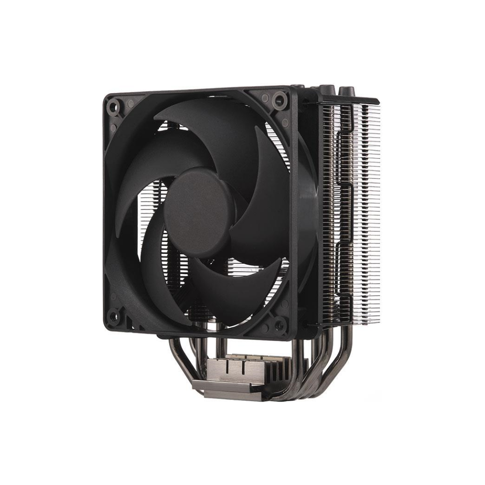 A large main feature product image of Cooler Master Hyper 212 Black Edition R2 CPU Cooler
