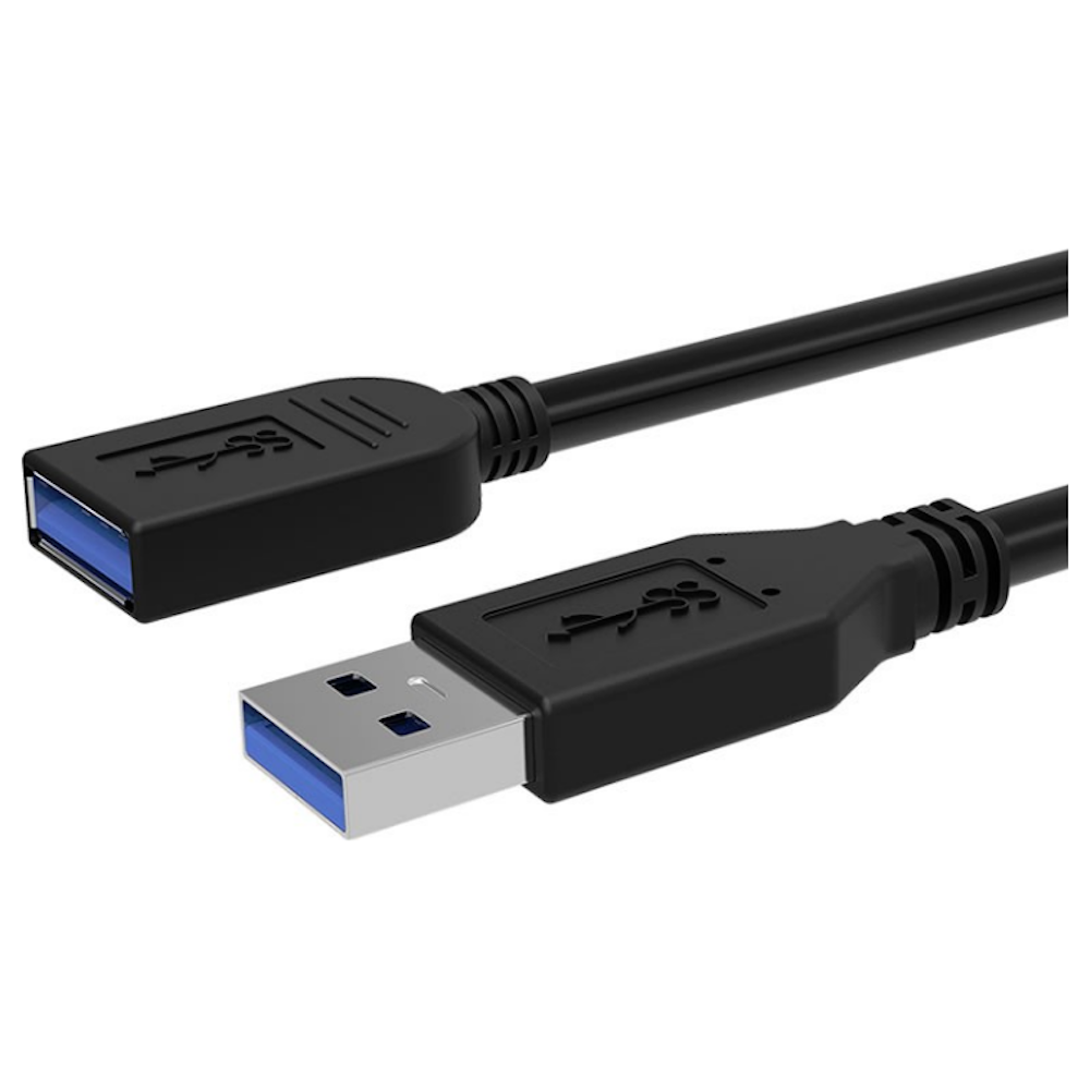 A large main feature product image of Simplecom CA305 0.5M USB 3.0 SuperSpeed Insulation Protected Extension Cable
