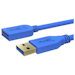 A product image of Simplecom CA312 1.2M USB 3.0 SuperSpeed Extension Cable