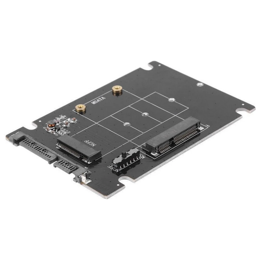 Simplecom SA207 mSATA + M.2 (NGFF) to SATA 2 In 1 Combo Adapter