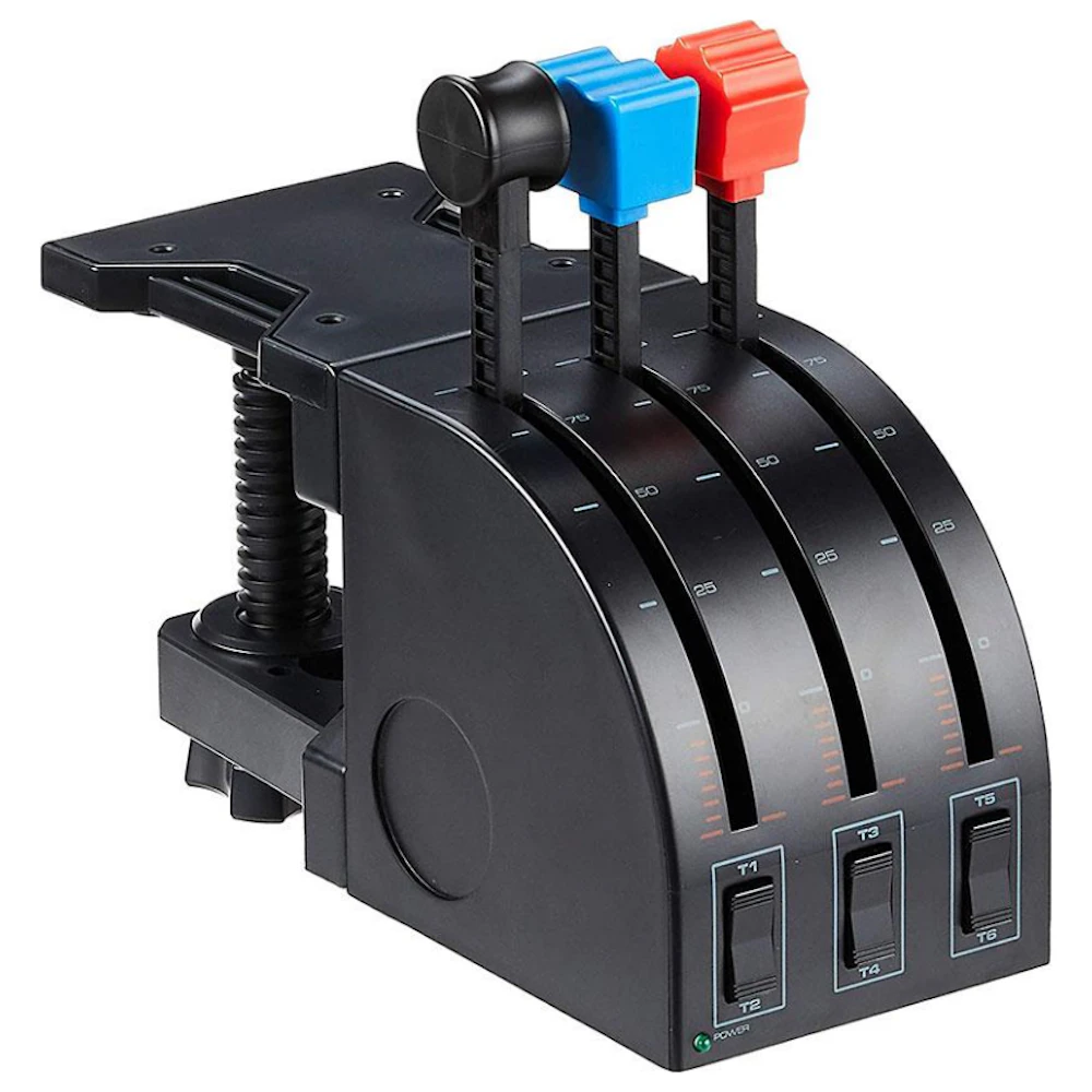 Logitech G Flight Sim Throttle Quadrant for Multi-Engine Aircraft