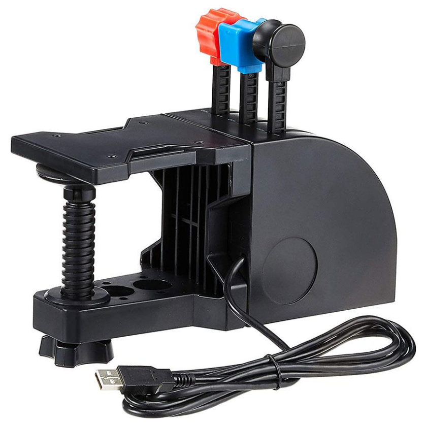 A large main feature product image of Logitech Flight Simulator Throttle Quadrant for Multi-Engine Aircraft